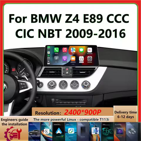 Upgrade 2400*900p For BMW Z4 E89 CCC CIC NBT 2009-2016 Car Multimedia Player hd Screen Wireless Carp