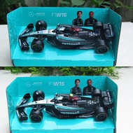 Bburago 1/43 (2024) Mercedes Benz AMG Petronas FORMULA 1 F1 W15 (#44 LEWIS HAMILTON)(#63 Russell Geo
