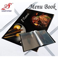 East File Menu Book A4 MB110C 10s / MB512s A5 12s / 162 A4 2pg / 163 A4 6pg / 168 Wire-O A4 6pg / 16