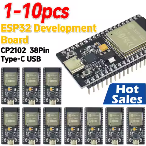 1-10pcs ESP32--32 CP2102 Development Board WiFi Bluetooth-compatible Module