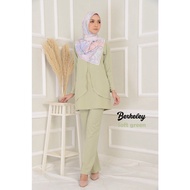 ADEL SUIT BERKELEY Baju Blaus Muslimah Plain Ironless Como Crepe