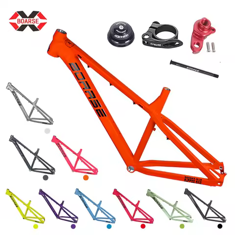 BOARSE Hard Tail Frame 26 27.5Inch Thru Axle AM MTB Mountain Bike Frame Aluminium Alloy Height 155-1