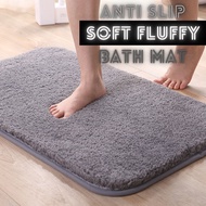 Floor Mat Bathroom Mat Bath Absorbent Soft Shaggy Extra Thick Plush Rugs Water Non Slip Shower Mats