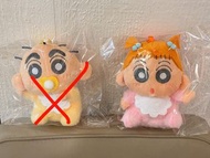 （現貨剩妮妮！旺角店取）日本直送 Crayon Shinchan 蠟筆小新 野原新之助 小新BB 妮妮BB 公仔 毛公仔 吊飾公仔 掛件