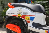 [FreeShip] Tem rời Scoopy 2023 xe trắng cam - mẫu Snoopy PEANUTS siêu kute - hot 2023