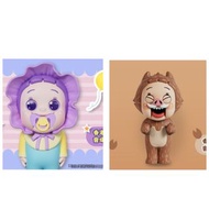 soap studio 小燦 燦子 動漫節限定 how2work zimomo labubu headlock bearbrick 招財貓 pop mart (1 set 2 隻)