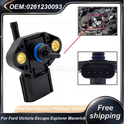 0261230093 F2E9G756AD P0193 FRPS Fuel Rail Injection Pressure Sensor For Ford Victoria Escape Explor