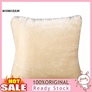 43x43cm Soft Plush Solid Color Throw Pillow Case Cushion Cover Home Sofa Decor