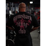 Gymshark Muscle Shark Sports Fitness Top Pure Cotton Short-Sleeved Men's T-Shirt