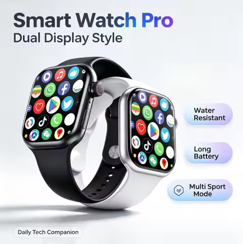 New CD20 5G Independent SIM Smartwatch with GPS, Big Storage & Language Translation