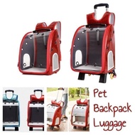 Pet Backpack Luggage Convertible Carrier