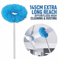 High‑Reach Ceiling Fan Duster Adjustable Microfiber Brush Dust & Cobweb Remover For Home Ceiling Wal