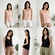 TANK TOP ROUND COLLARWanita ET28