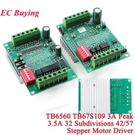 TB6560 TB67S109 3A Peak 3.5A Stepper Motor Driver Board Axis Current Controller 10 Files 3A 32 Subdi