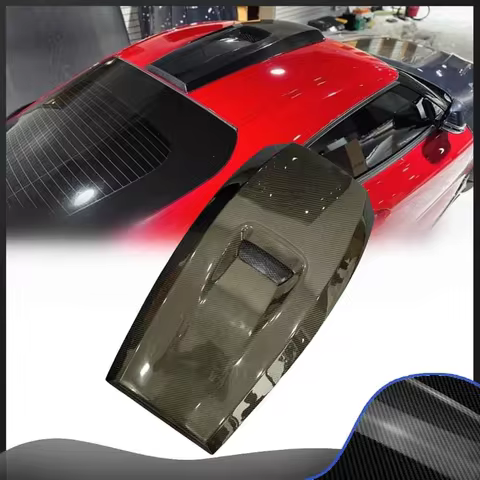 Roof spoiler cover For Toyota GR Supra A90 A91 MK5 Carbon Fiber Roof Cover Trims