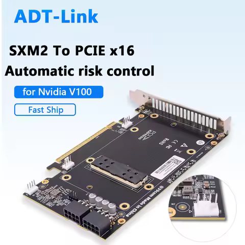 New Original SXM2 To PCIe X16 Adapter Expansion Card for NVIDIA V100 SXM2 Graphics Card GPU Fast Shi