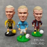 Miniature Football Player Figure Erling Haaland Action Figure Ball Figure Character Halland - Minifi