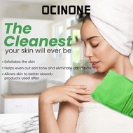 OCINONE Shower Bath Scrub Glove, Simple Coarse Grain Bath Glove,  Portable Body Scrub Glove Adults