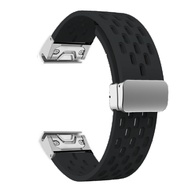 Silicone Strap for Garmin Fenix 8 47mm 51mm Magnetic Buckle Band Watchband Bracelet garmin fenix E 4