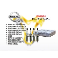 LZKAR6AP-11 NISSAN Iridium Spark Plug - Almera N17 Grand Livina Latio C11 Sylphy G11 NV200 Teana J32