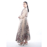 Terlaris Batik Trusmi Dress Batik Wanita Gamis Batik Motif Kombinasi