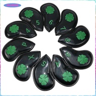 [ukgjmkm6] Golf Club Cover Soft PU Iron Headcovers Set Golf Equipment Cover for Iron Clubs Bag Acces