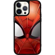 (多種型號可選)漫威蜘蛛侠 iPhone 15/14/13/12/11/Pro/Pro Max 鏡面保護殼 升級版-3296 手機殻