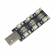 1S Lithium Battery Charger 3.7V/3.8V Parallel Charging Board 6-Channel USB Model Aircraft 4.2V/4.35V
