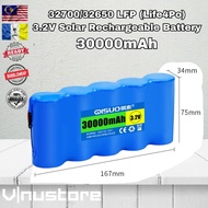 3.2V 32700 / 32650 LFP (Life4Po) Solar Rechargeable Battery with Protection IC Board 太阳能磷酸铁锂大容量带保护板电
