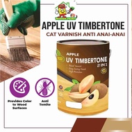 Cat Varnish Anti Anai-Anai /1L🔅 Weather Resistance Quality Varnish Paint / Cat Kayu Varnish / Apple UV Timber ( 1L)