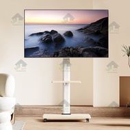 Movable TV stand floor-standing all-in-one solid wood art cart hanger universal 55/65/70 inches