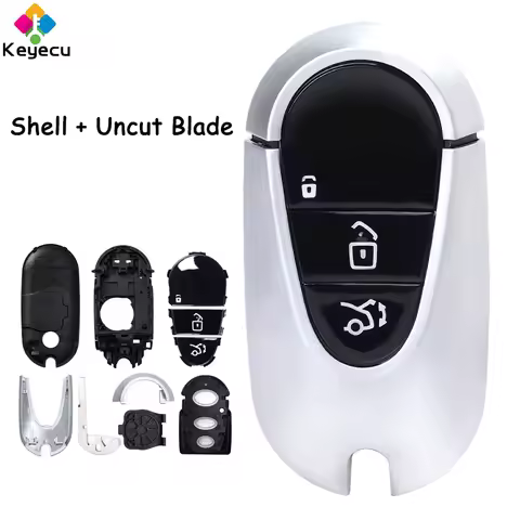 KEYECU Replacement Smart Remote Key Shell Case With 3 Buttons Fob for Mercedes Benz Mercedes for Ben
