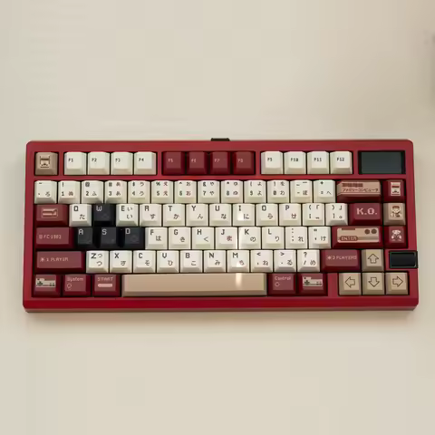 FBB Keycaps FC Famicom PBT Five-Sided Sublimation 1.7mm Thickening Customized Mechanical Keyboard Ga