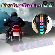[GW]Motorcycle Frame Sticker Self-Adhesive Strong Stickiness Waterproof Motorcycle Bicycle Safety Reflective Decal Tape