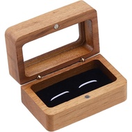 Kotak Penyimpanan Cufflink Kayu DICOSMETIC, Kotak Paparan Cufflink Kecil, Kotak Hadiah Cufflink Vint