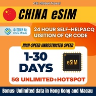 【CSL】China eSIM | UNLIMITED GB+HOTSPOT🔥| Google Instagram Whatsapp etc+Auto VPN✅ | Travel eSIM