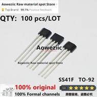 Aoweziic  2022+ 100% New Imported Original  SS41F  41F  TO-92   Bipolar Hall Element Sensor