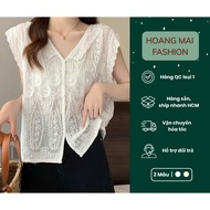 [Available] EMBROIDERED LACE SHIRT - QC TYPE 1 PRODUCTS - FREESIZE <58kg - HOANG MAI QC