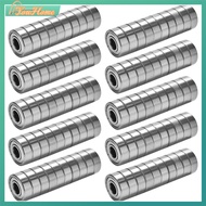 【Fast Delivery】20/100pcs 608ZZ Carbon Steel Single Row 8x22x7mm ABEC-7 Miniature Ball Bearings【After