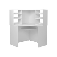 SB Design Square KONCEPT FURNITURE โต๊ะทำงานเข้ามุม KC-PLAY รุ่น NORDIS/DK100 cm. สีขาว (100x100x133