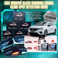 HONDA CITY GN6 2020-2025 HATCHBACK SEDAN SIDE MIRROR GLASS RUNNING SIGNAL BLIND DETECTION BSD BLUE