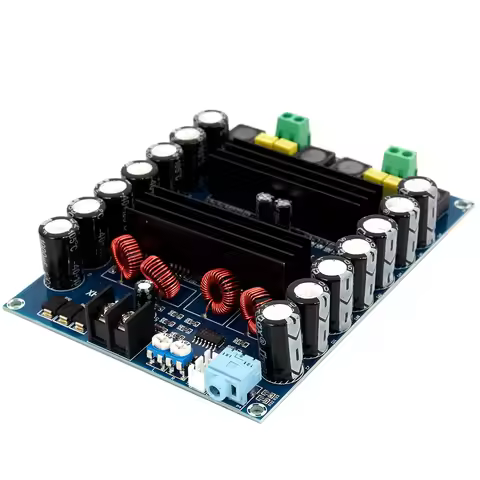 XH-M641 TPA3116D2 DC12V 24V 150W X 2 Audio Digital High Power 2 Channels Car Amplifier with Boost Bo