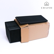 ถาดเพาะกล้า ถาดพาะเมล็ด (แบบหนา 0.9 mm) ขนาด 50 105 200หลุม (ยกกล่อง 100 ชิ้น)