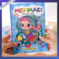 Children's Handmade Painting Toy Mermaid/Unicorn Color Book Inside Page 60 Cartoon Graffiti Painting