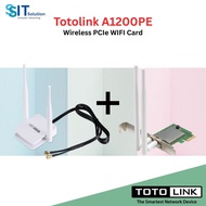 Totolink A1200PE Wireless AC1200 PCIe WiFi LAN Card 3 Years Warranty