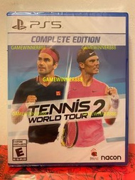 全新 PS5遊戲 Tennis World Tour 2 COMPLETE EDITION 網球世界巡迴賽 2 美版英文版
