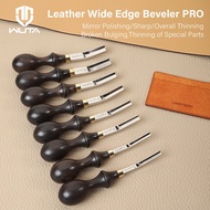 WUTA Leather Wide Edge Beveler Pro Skiver Edge Beveler M390 Steel Leather Skiving Thinning Trimming 