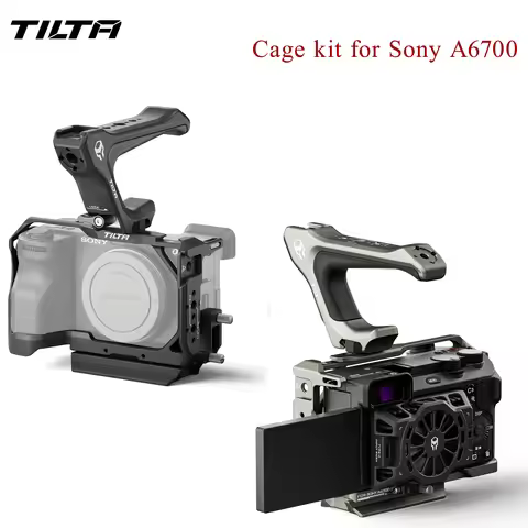 TILTA Cage for Sony A6700 Camera cage Lightweight Kit For Dsrl Camera Cooling System TA-T54-FCC