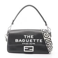 【二手】Fendi FENDI手提包FENDI × MARC JACOBS Mamma 水桶包 8BR600 黑色皮革FENDI × MARC JACOBS Baguette 女士包 二手