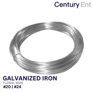 Per Coil | Super Thin FLORAL WIRE #24 Galvanized Tie Wire | Alambrilyo for Flowers | 24gauge Alambre